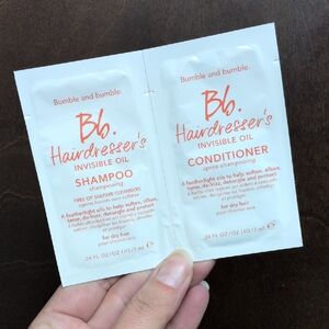 FREE W/ BUNDLE - Bumble & Bumble Hairdresser's Invisible 0il Sample Size NEW